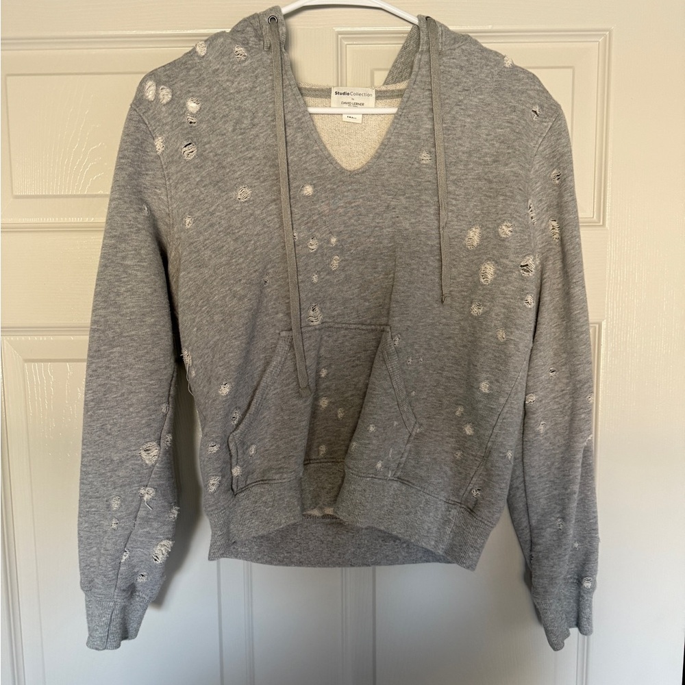 Distressed hoodie